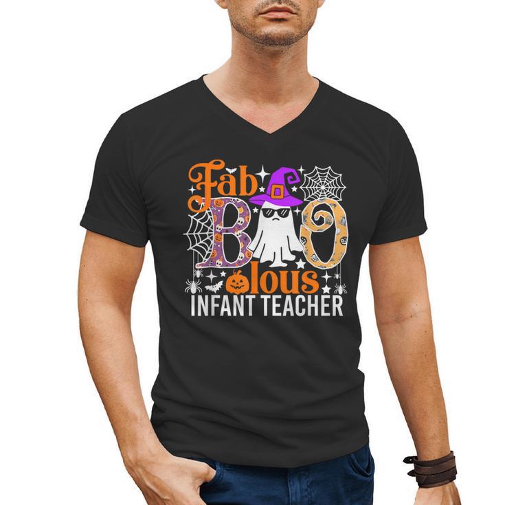 Fab Boo Lous Infant Teacher Halloween Costume Men's V-Neck T-Shirt