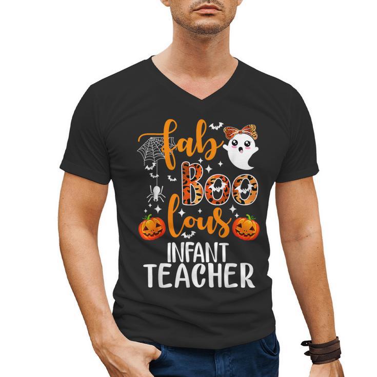 Faboolous INFANT Teacher Halloween Men's V-Neck T-Shirt