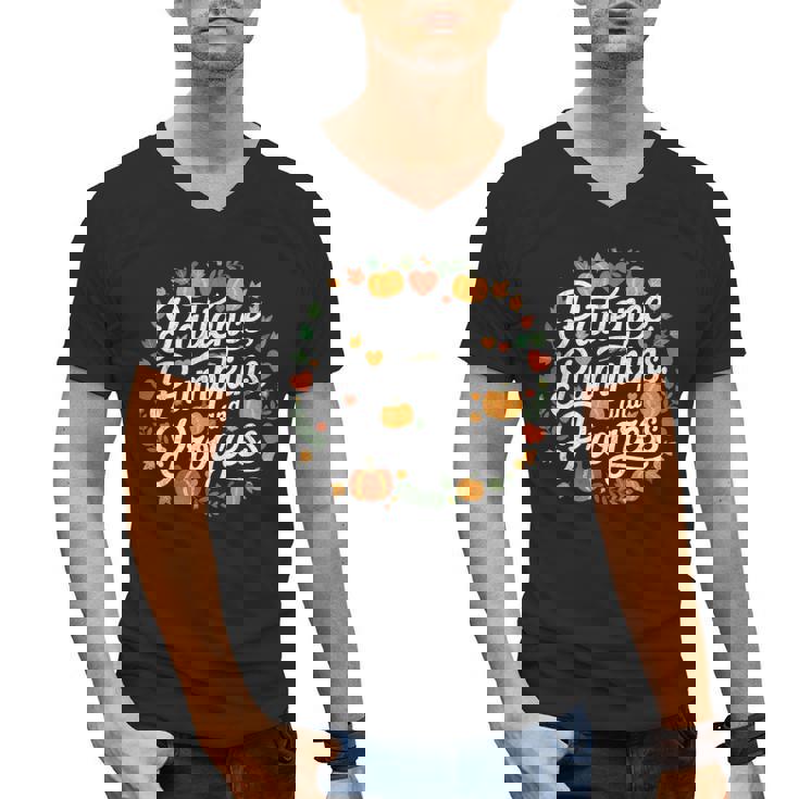 Fall Special Education Teacher Pumpkin Autumn Halloween Men&#x27;s V-Neck T-Shirt, trending gift