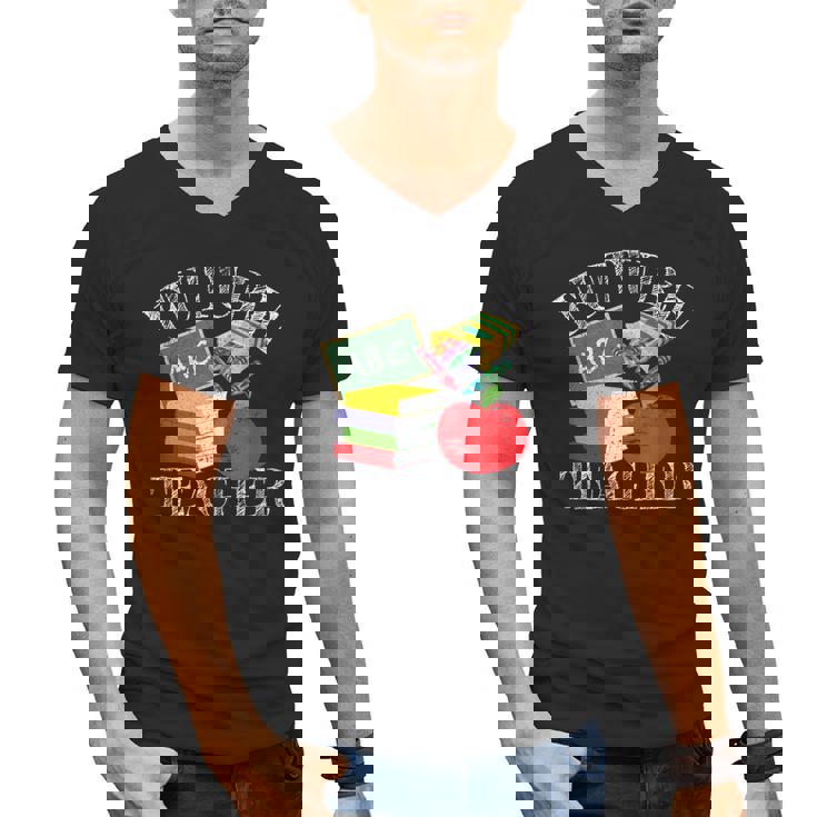 Future Teacher Costume Tee For Men Women Adults And Kids Men&#x27;s V-Neck T-Shirt