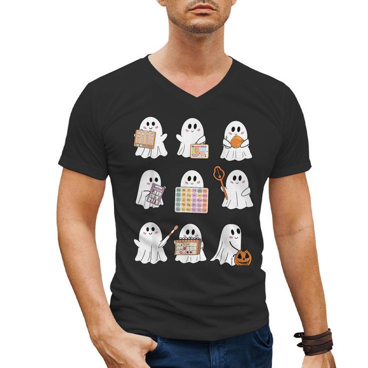 Ghost Speech Therapy Teacher Spooky Season Halloween Men's V-Neck T-Shirt, trending gift Ghost Speech Therapy Teacher Spooky Season Halloween Men's V-Neck T-Shirt, trending gift