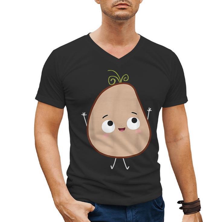 Good Egg Teacher Halloween Costume The Couch Potato Men's V-Neck T-Shirt
