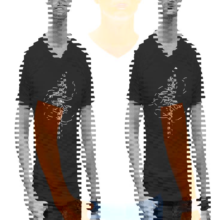 Halloween Ballet Mummy Ballerina Spooky Dance Teacher Women Men&#x27;s V-Neck T-Shirt, trending gift