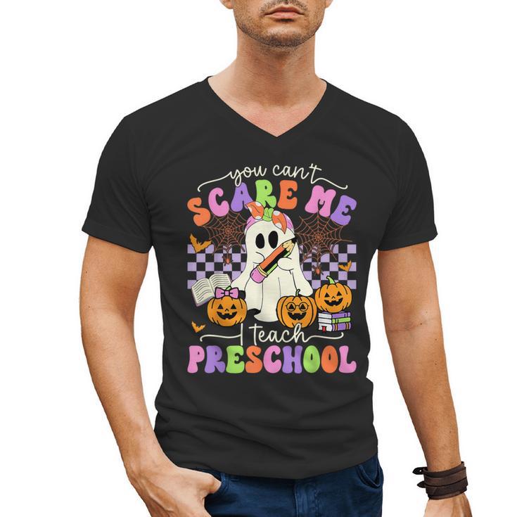 Halloween Teacher You Can't Scare Me I Teach Preschool Men's V-Neck T-Shirt, trending gift Halloween Teacher You Can't Scare Me I Teach Preschool Men's V-Neck T-Shirt, trending gift