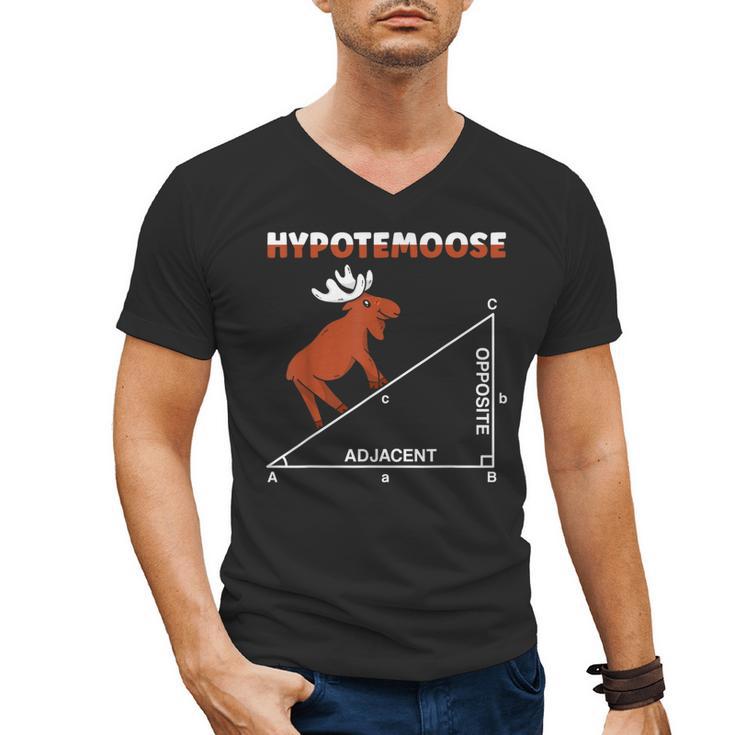 Hypotemoose Mathematics Teacher Mathematician Math Geek Men's V-Neck T-Shirt