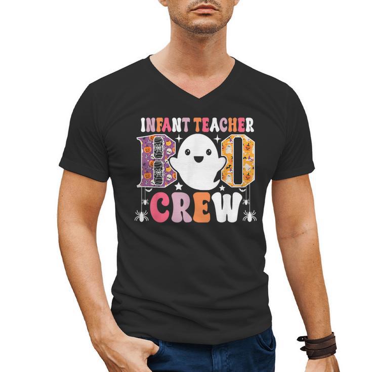Infant Teacher Boo Crew Halloween Costume Men's V-Neck T-Shirt