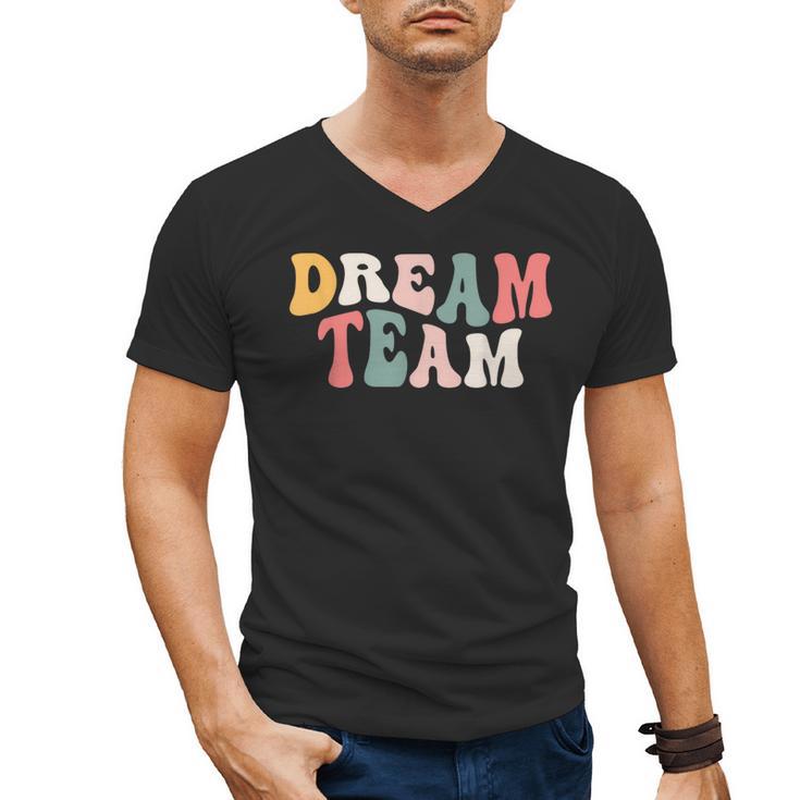 Last Day Of School Back To School Dream Team Teacher Kids Men's V-Neck T-Shirt