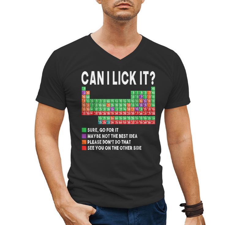 Can I Lick It Periodic Table Science Teacher Boy And Girls Men's V-Neck T-Shirt, Science Teacher Gifts, trending gift Can I Lick It Periodic Table Science Teacher Boy And Girls Men's V-Neck T-Shirt, Science Teacher Gifts, trending gift