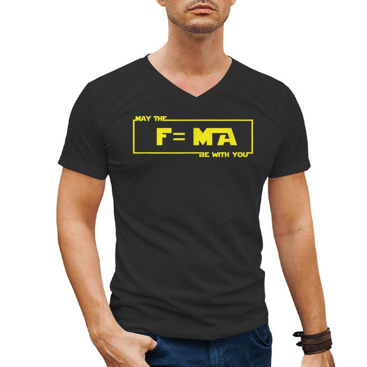 May The Fma Be With You  Science Teacher Tshirts For Men Women Men's V-Neck T-Shirt