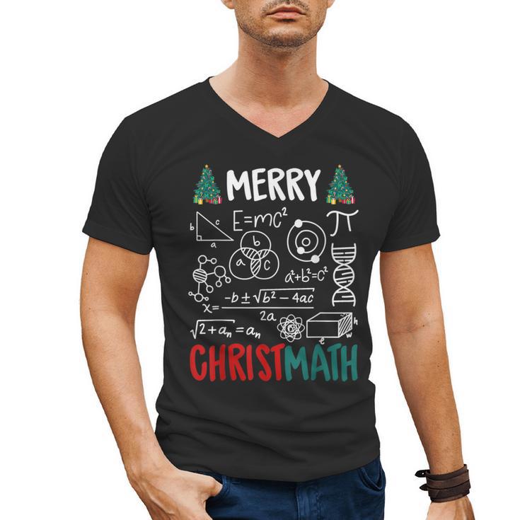 Merry Christmath – Math Christmas For Math Teacher For Men Women Kids Men's V-Neck T-Shirt