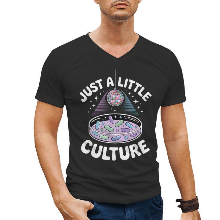 Microbiology Lab Love Culture Biology Teacher Lab Tech Men's V-Neck T-Shirt