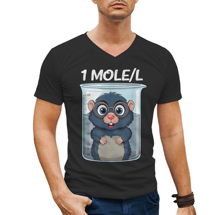 Mole Chemistry Chemist Student Science Teacher Men's V-Neck T-Shirt