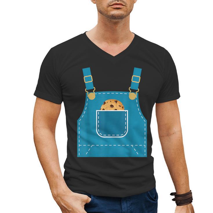 Mouse Halloween Costume Book Cookie Teacher Student Men's V-Neck T-Shirt