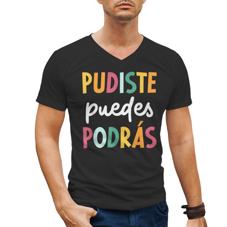 Multilingual Hispanic Heritage Spanish Teacher Maestra Men's V-Neck T-Shirt, trending gift