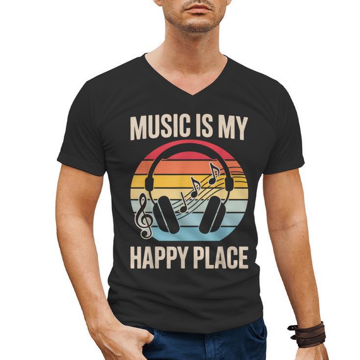 Music For Men Women Music Teacher Music Lover Men's V-Neck T-Shirt