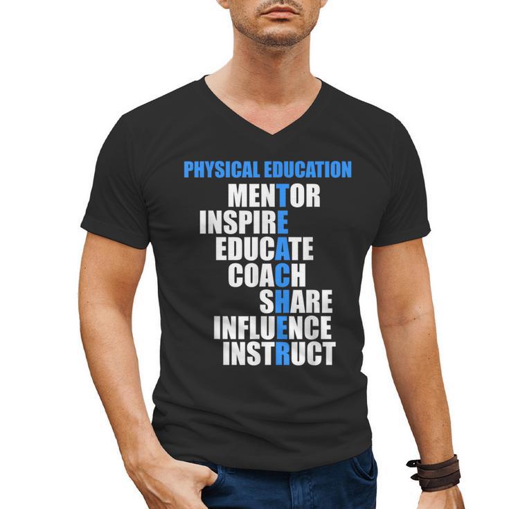 PE Physical Education Teacher For PE Teacher Men's V-Neck T-Shirt