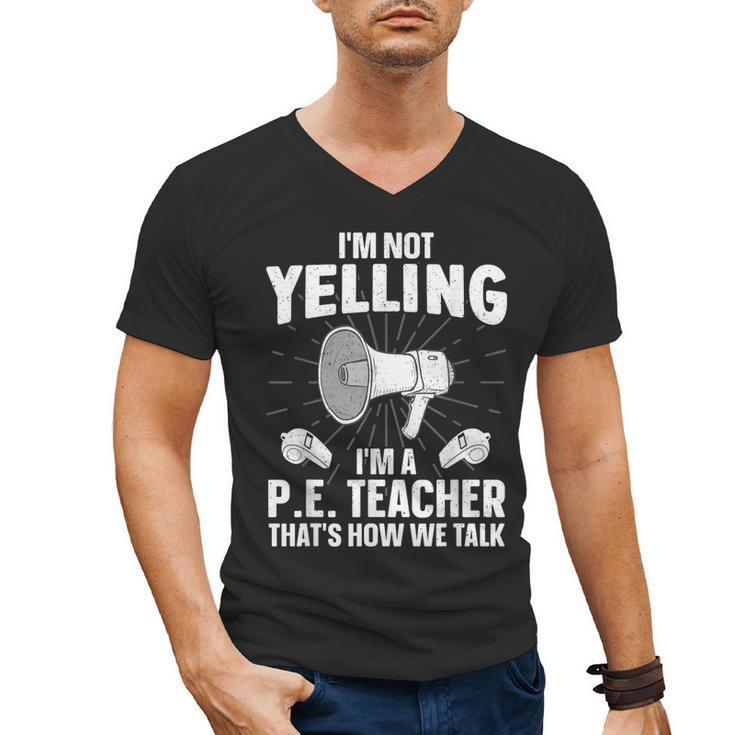 PE Teacher Art For Men Women Gym Teacher Physical Education Men's V-Neck T-Shirt