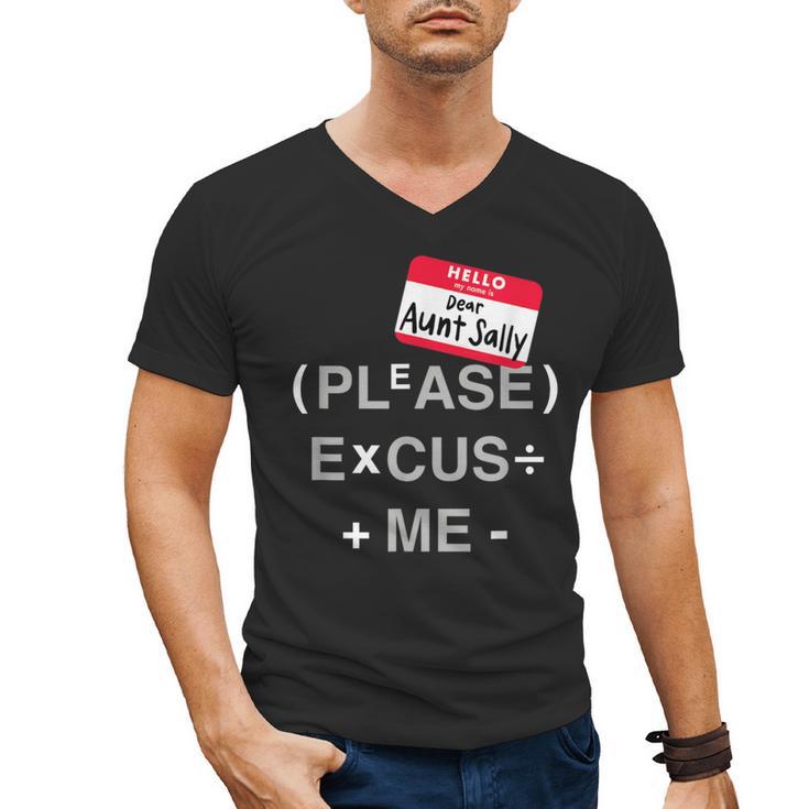 PEMDAS Math Teacher Halloween Costume Men's V-Neck T-Shirt