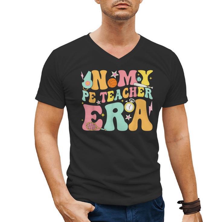 In My Physical Education Era PE Teacher Women Men Men's V-Neck T-Shirt