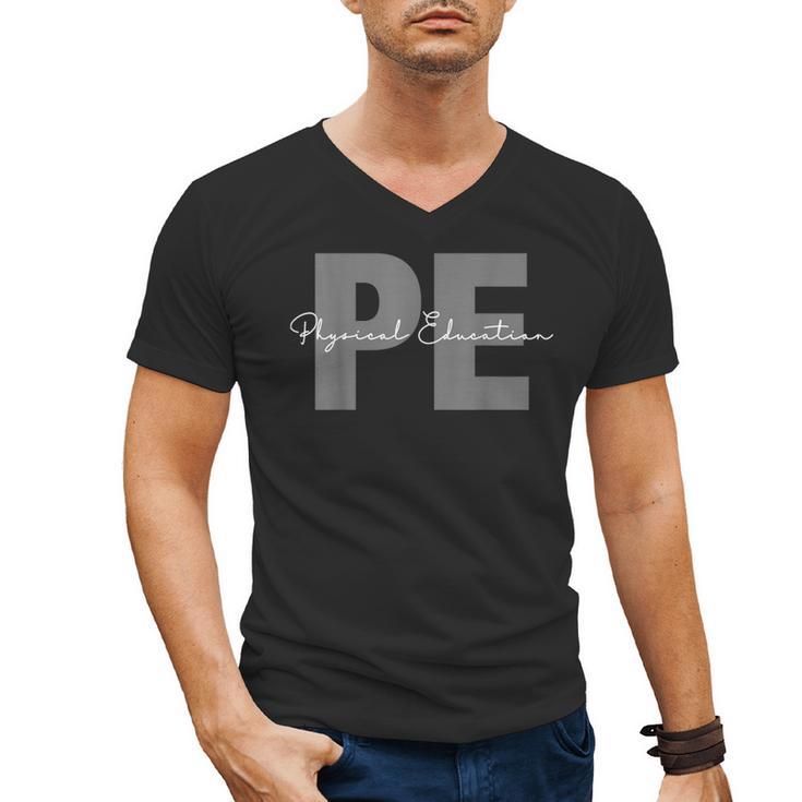 Physical Education PE Teacher Phys Ed Student Grad Men's V-Neck T-Shirt, Pe Teacher Gifts, trending gift Physical Education PE Teacher Phys Ed Student Grad Men's V-Neck T-Shirt, Pe Teacher Gifts, trending gift