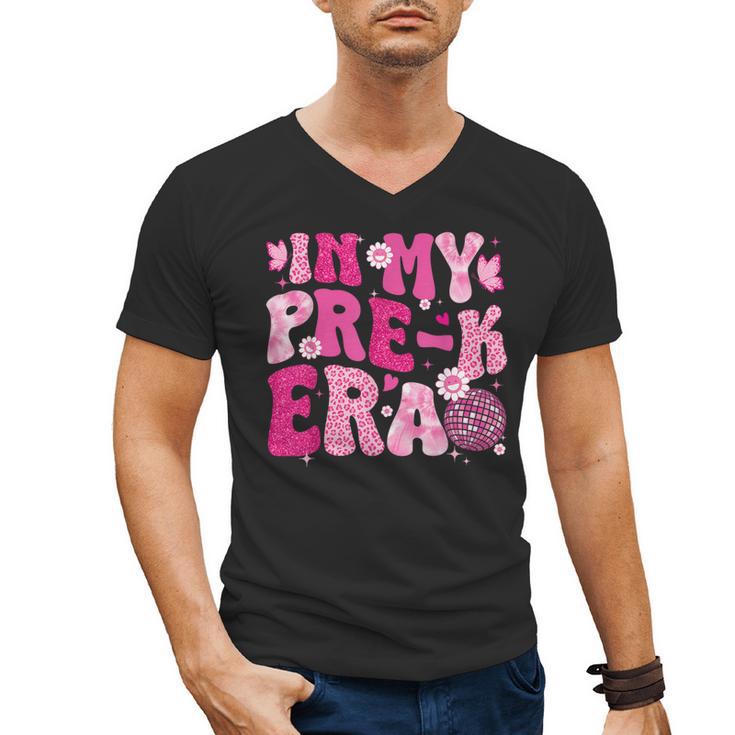 In My Pre-K Era Teachers Women Back To School Kids Girls Men's V-Neck T-Shirt