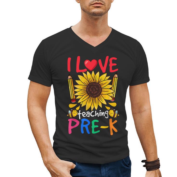 Pre School Teacher Pre-K Teacher Men's V-Neck T-Shirt