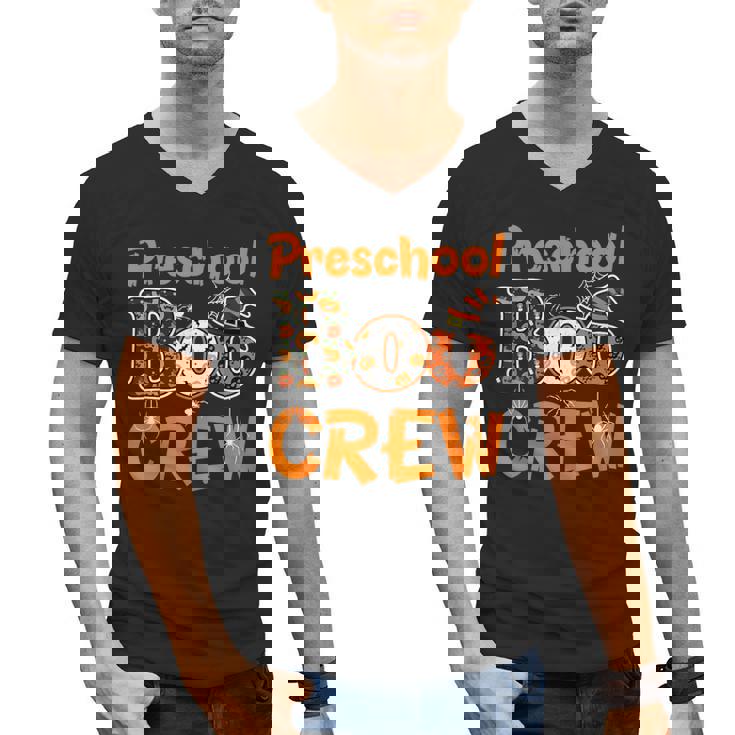 Preschool Boo Crew Halloween Teachers Students Costume Men&#x27;s V-Neck T-Shirt