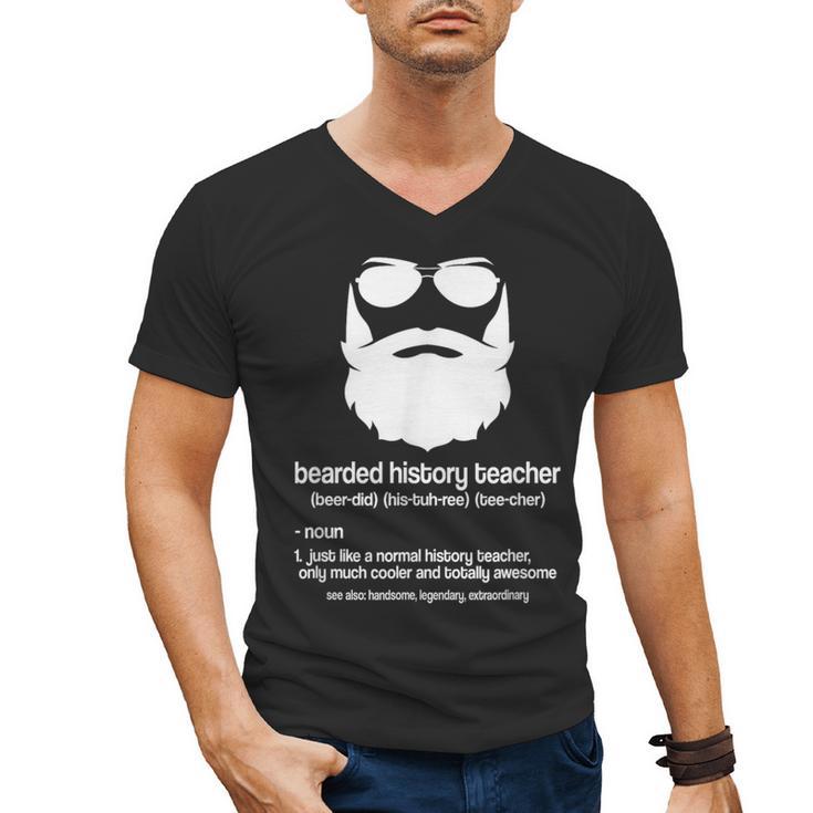 Professor Ancient Teaching Education Bearded History Teacher Men's V-Neck T-Shirt, History Teacher Gifts, trending gift