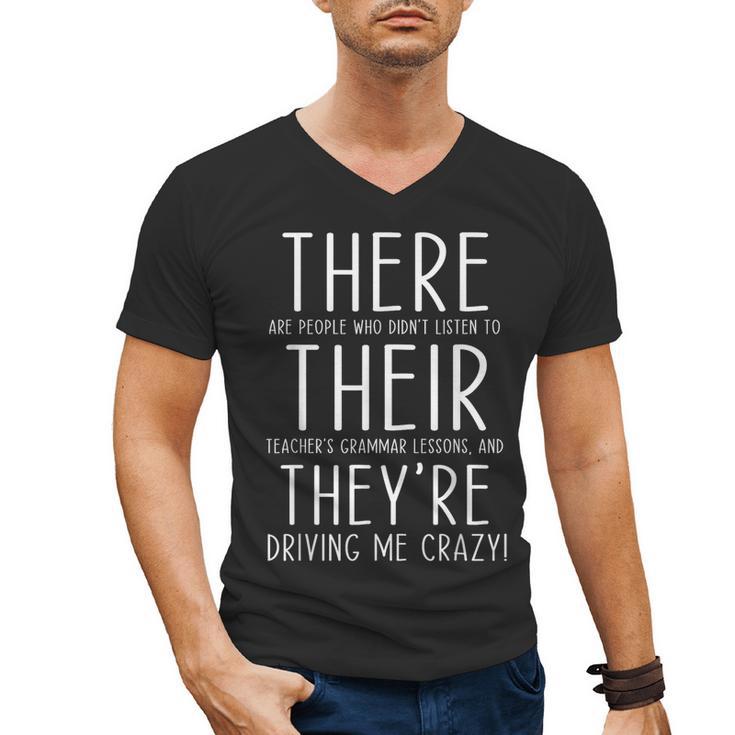 There Are People Who Didn't Listen To Their Teachers Grammar Men's V-Neck T-Shirt, trending gift There Are People Who Didn't Listen To Their Teachers Grammar Men's V-Neck T-Shirt, trending gift