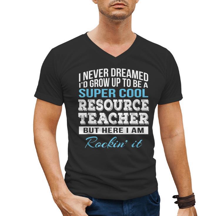 Resource Teacher Tshirt Men Women Men's V-Neck T-Shirt