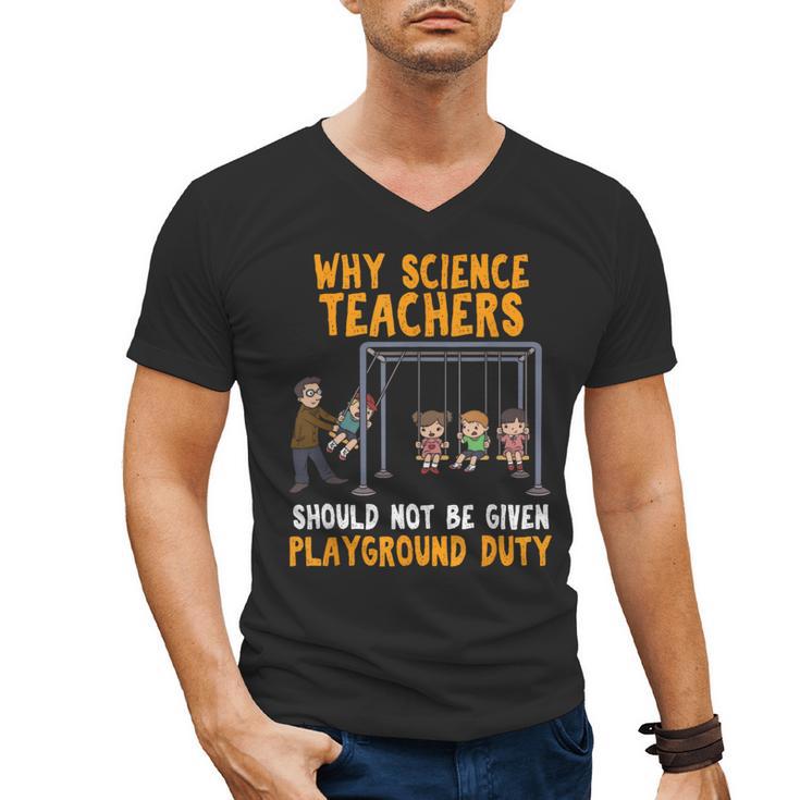 Science Physicist Chemist Teacher Vintage Men's V-Neck T-Shirt