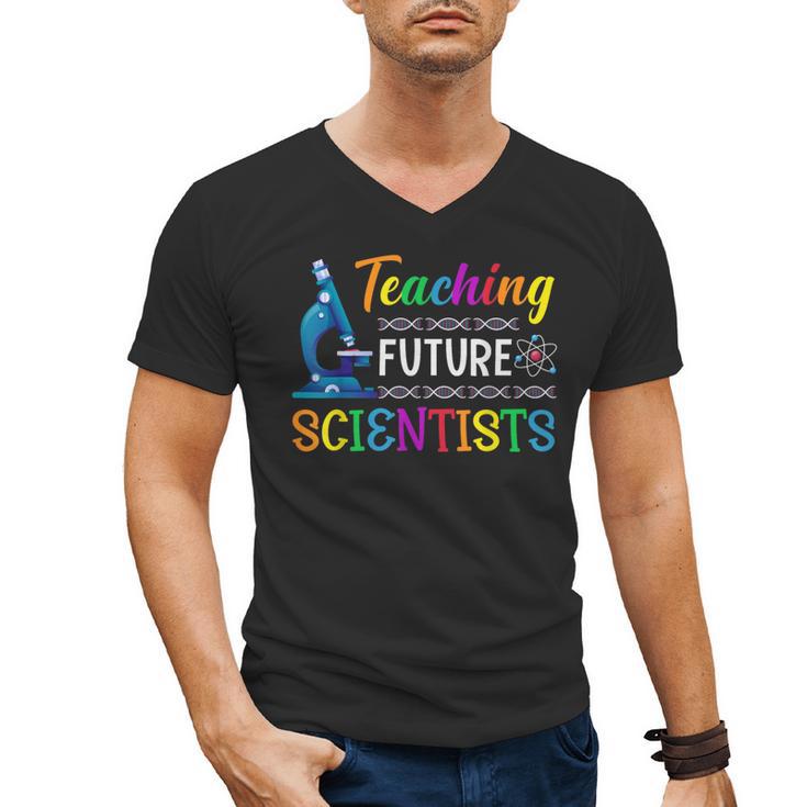 Science Teacher Teaching Future Scientists School Instructor Men's V-Neck T-Shirt