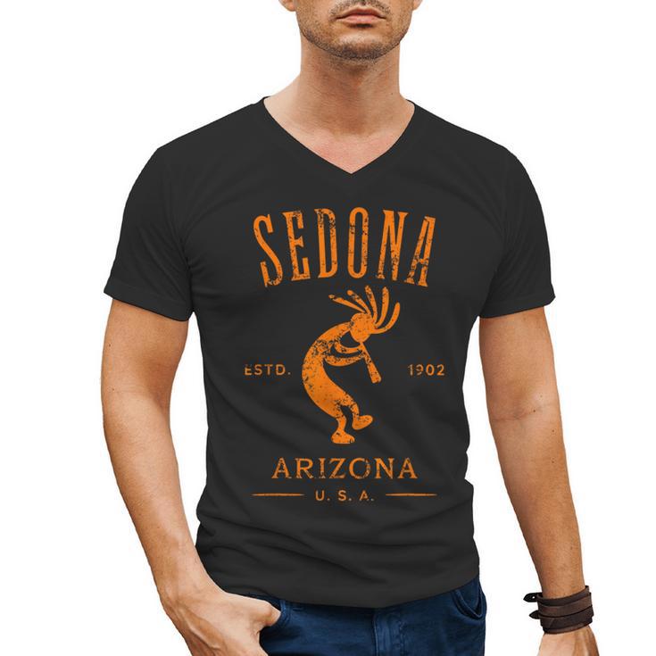 Sedona Arizona Southwestern Style Souvenir Vintage Men's V-Neck T-Shirt