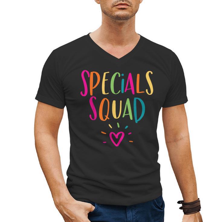 Specials Squad Art Music PE Tech Gym Teacher Team Men's V-Neck T-Shirt