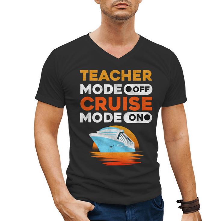 Teacher Cruise Shirt Cruise Mode Men Women Men's V-Neck T-Shirt