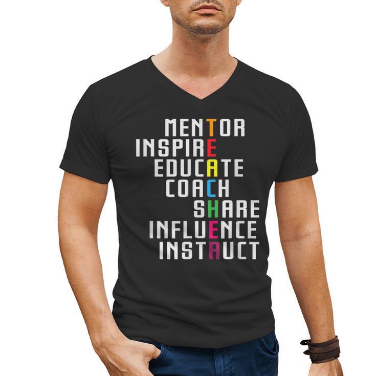 Teacher Inspirational Educator Favorite School Teacher Men Women Girls Kids Men's V-Neck T-Shirt