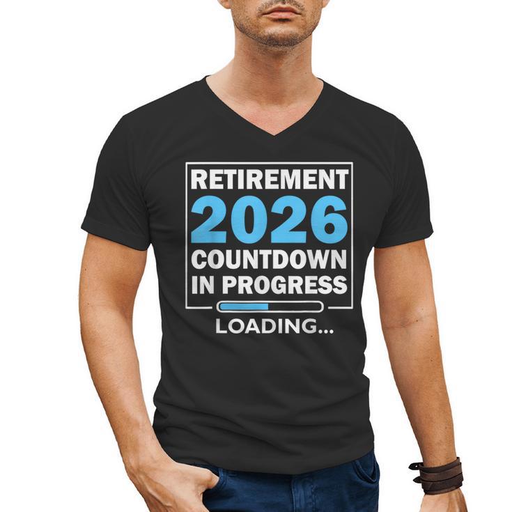 Teacher Retirement Class Of 2026 Loading Retired Men's V-Neck T-Shirt