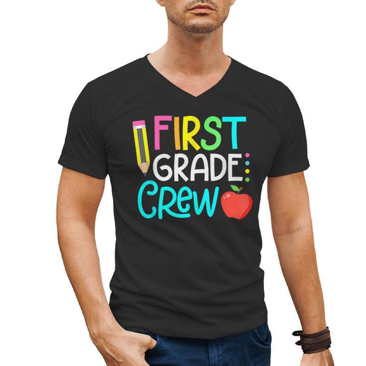 Team 1st Grade Crew Back To School 1st Grade Teacher Kids Men's V-Neck T-Shirt, trending gift