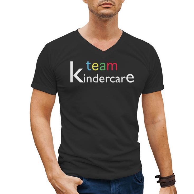 Team Kindercare Teacher Back To School Shirt T-Shirt Men's V-Neck T-Shirt
