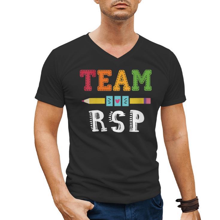 Team RSP RSP Teacher Kindergarten Teacher Men's V-Neck T-Shirt