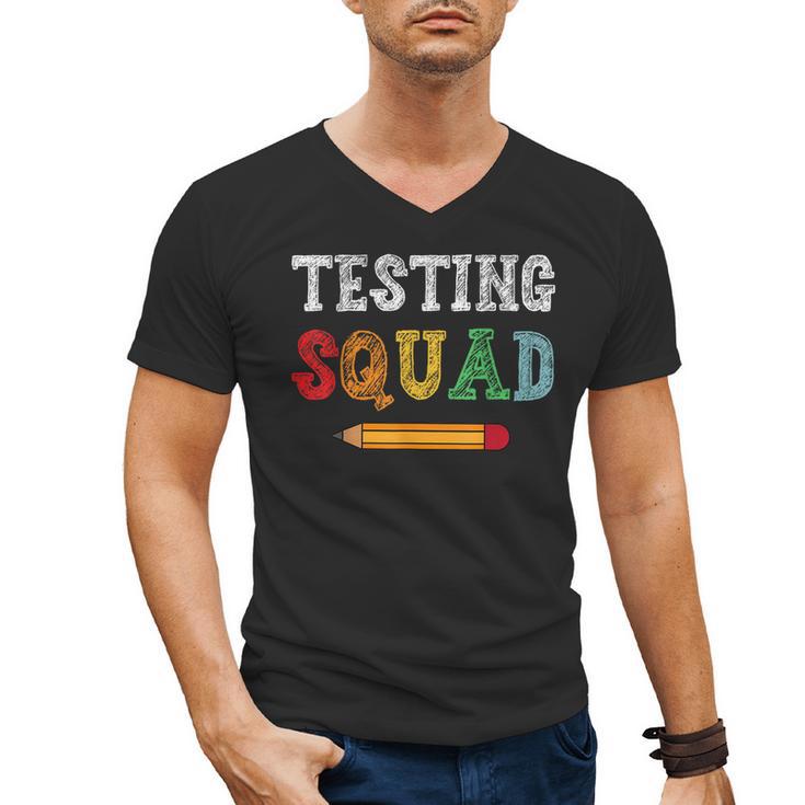 Testing Squad Costume Test Day Teacher Student School Men's V-Neck T-Shirt