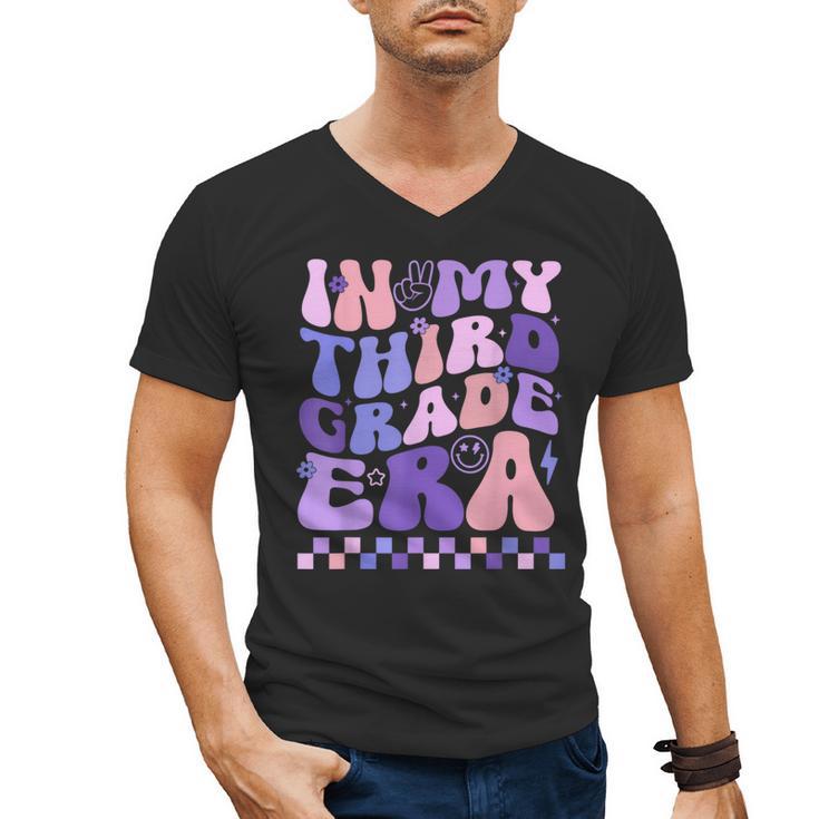 In My Third Grade Era 3rd Grade Teacher Student Boy Girl Men's V-Neck T-Shirt