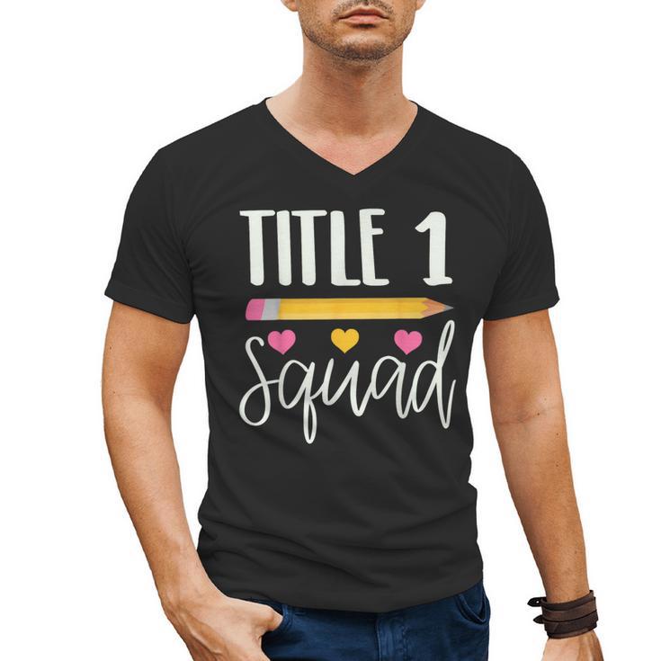 Title 1 Reading Teacher Shirt Men's V-Neck T-Shirt, trending gift