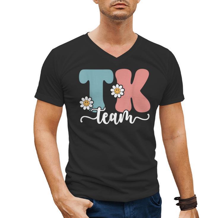 TK Team Back To School Teachers Students Team TK Men's V-Neck T-Shirt