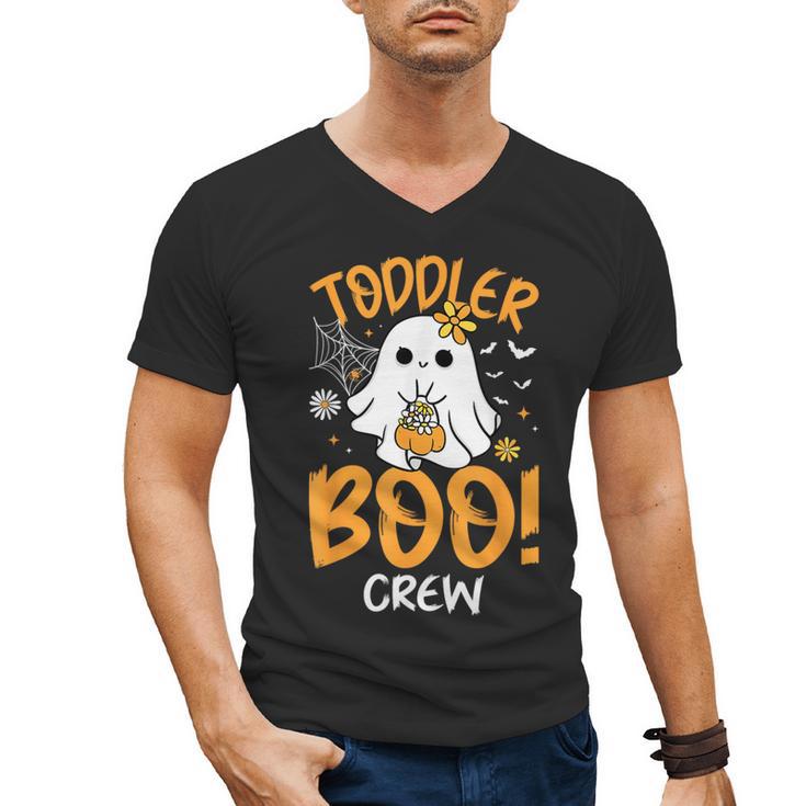 Toddler Boo Crew Babysitters Daycare Teacher Halloween Party Men's V-Neck T-Shirt