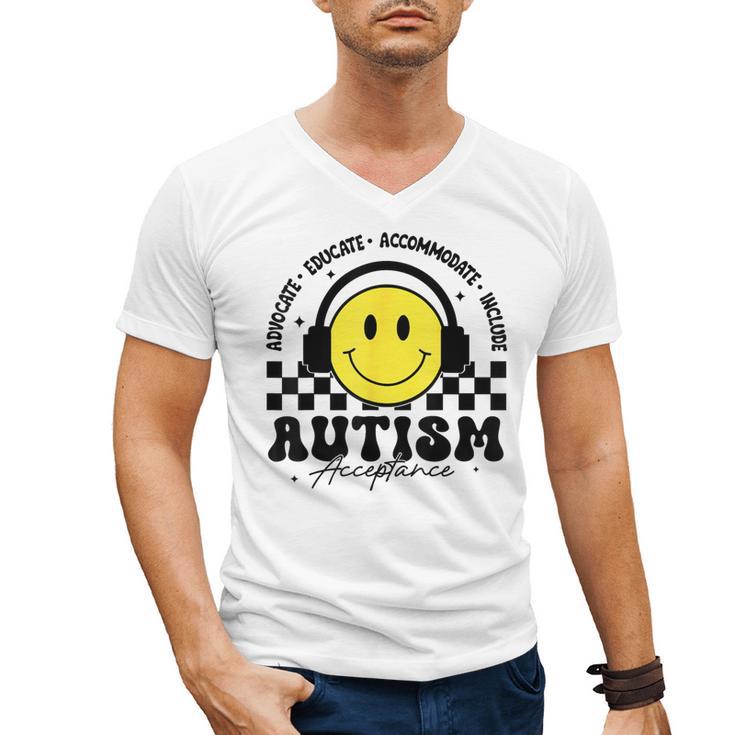 Autism Awareness Acceptance Special Education Teacher Kids Men's V-Neck T-Shirt