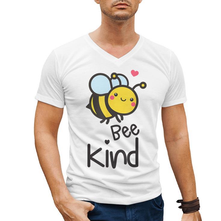 Bee Kind Bumble Bee Anti Bullying Teacher Kindness Matters Men's V-Neck T-Shirt