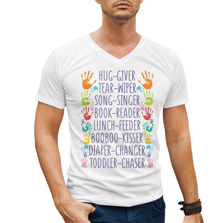 Daycare Provider Daycare Teacher Childcare Provider Men's V-Neck T-Shirt