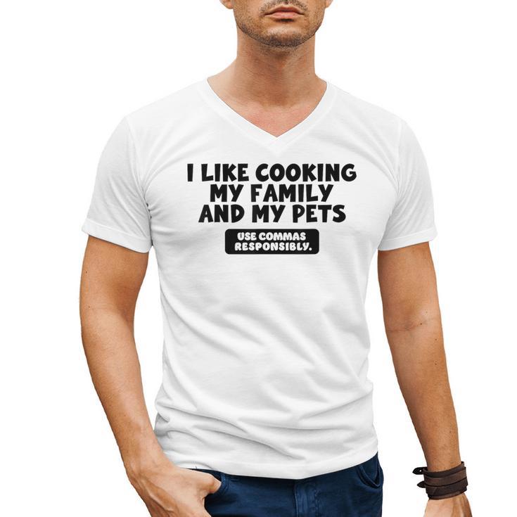 Grammar T Shirt Back To School English Teacher Men's V-Neck T-Shirt