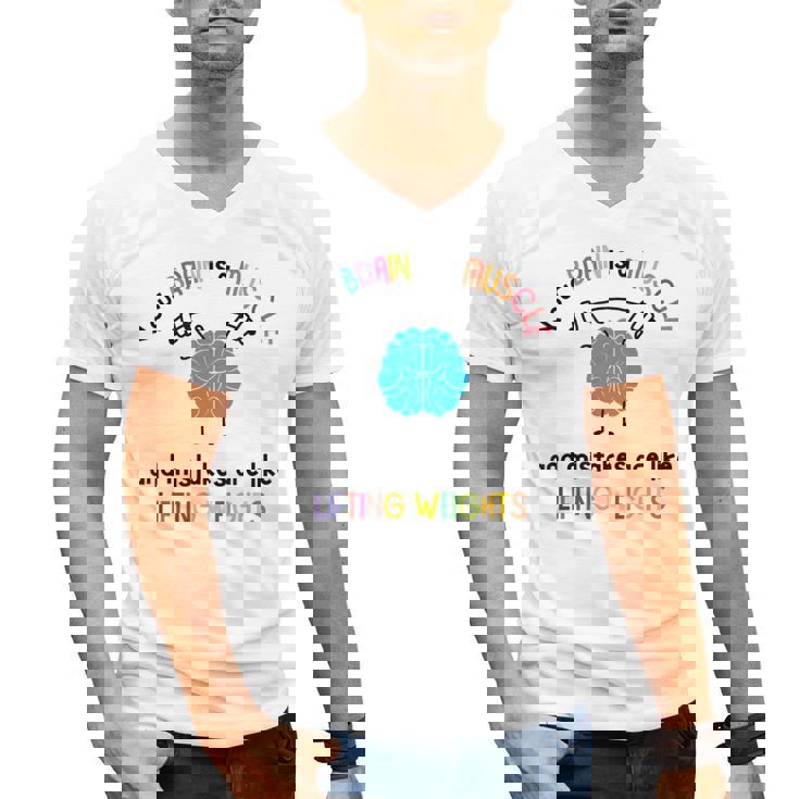 Growth Mindset Tee Teacher Quotes Men Women Kids Men&#x27;s V-Neck T-Shirt